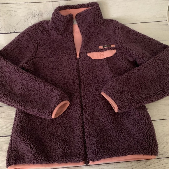 Columbia fuzzy zip jacket - Picture 2 of 6